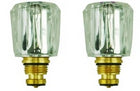 Set kraanbovendelen transp. 1/2 inch K/W