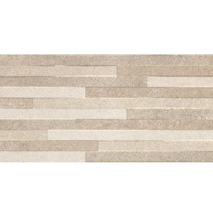 Pierre Taupe Decor 30x60 rett wandtegels