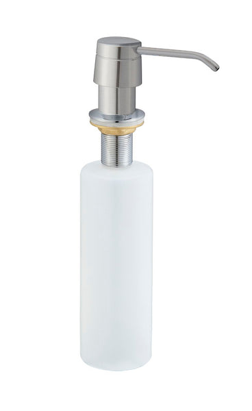 Wiesbaden built-in soap dispenser brushed steel plastic bottle 250ml