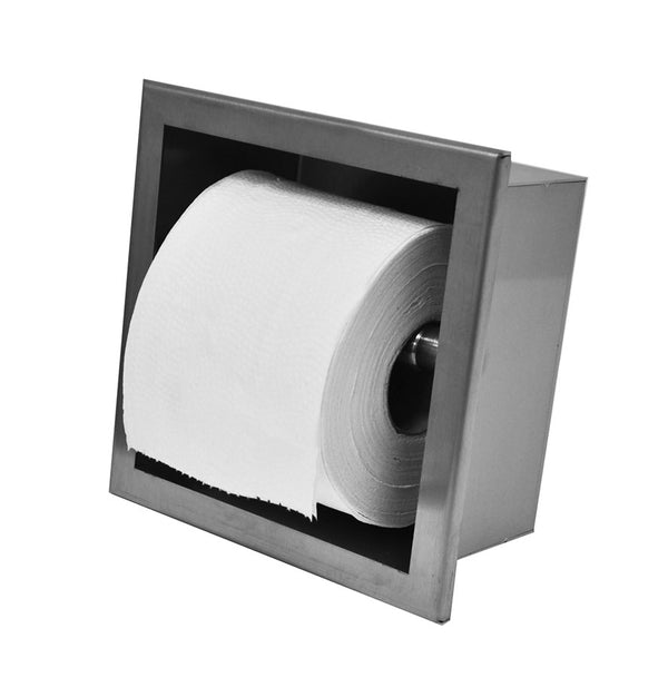 Wiesbaden inbouw-toiletrolhouder | RVS