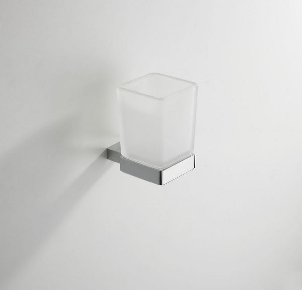 Wiesbaden Eris glass holder with glass chrome