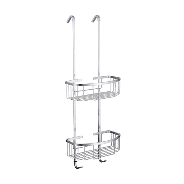 Wiesbaden Domo chrome hanging rack for glass wall 80cm