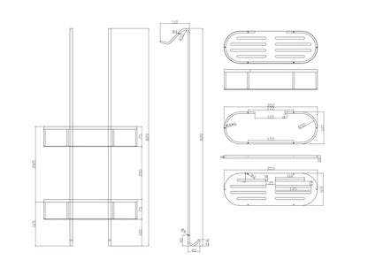 Style ophangrek chroom 8719743066021