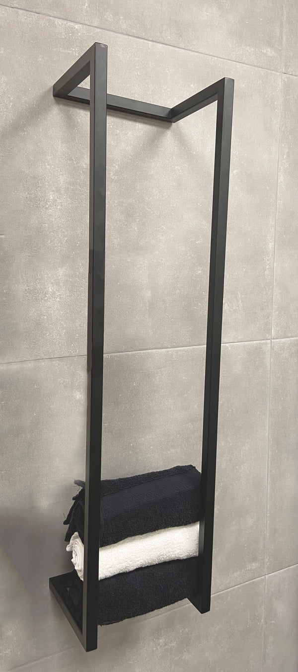 Toallero Loft | 95x25x20cm | Negro mate