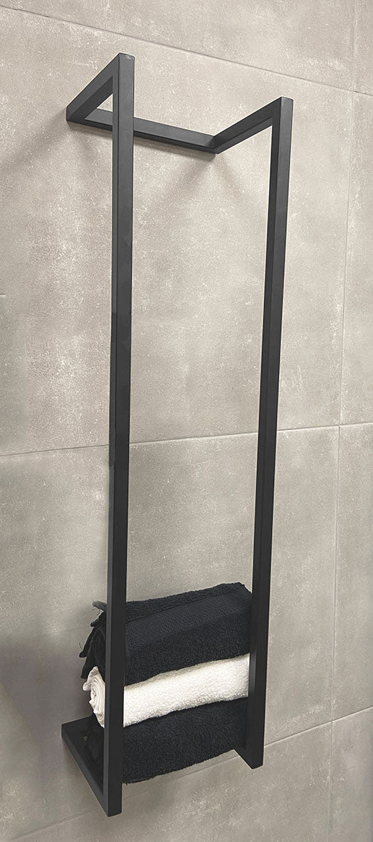 Loft towel rack | 95x25x20cm | Gunmetal PVD