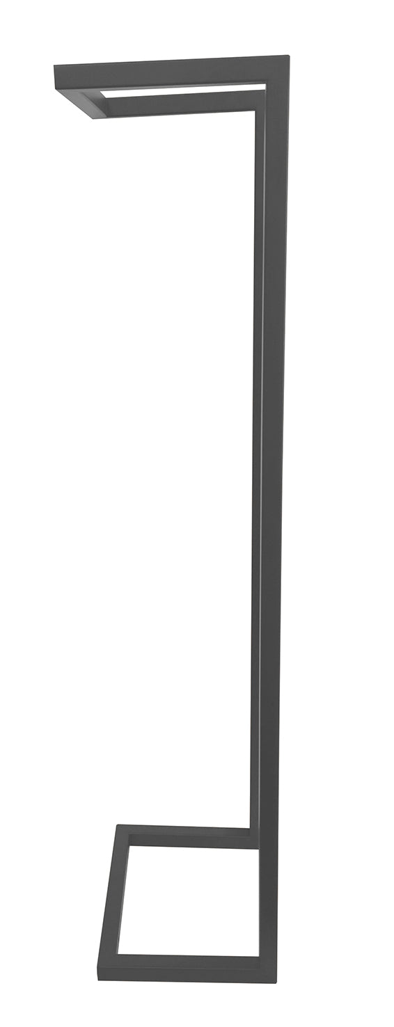 Loft handdoekrek 95x25x20cm gunmetal PVD - productfoto 3