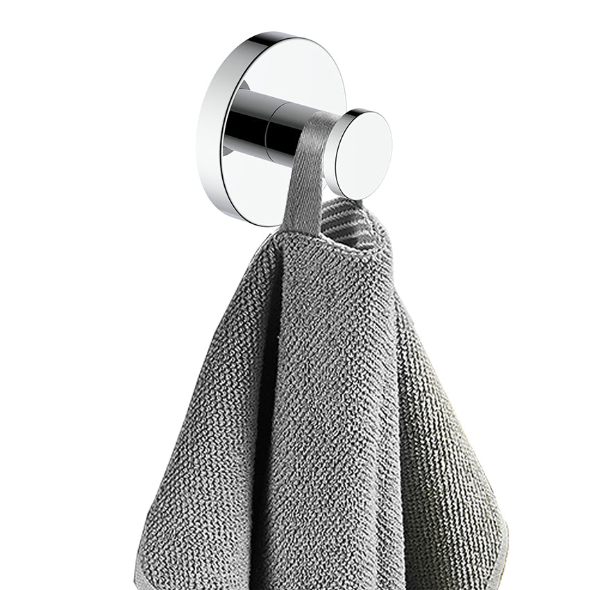 Alonzo handdoekhaak groot chroom - productfoto 2