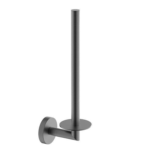 Alonzo spare toilet roll holder | Gunmetal PVD