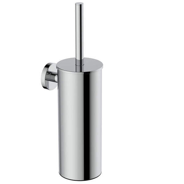 Escobilla de baño con soporte Alonzo | Cromo