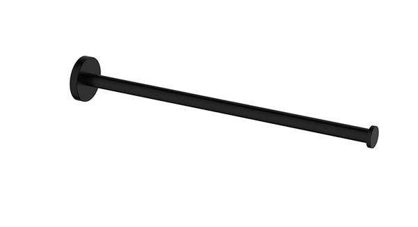 Toallero de 1 brazo Alonzo | Negro mate