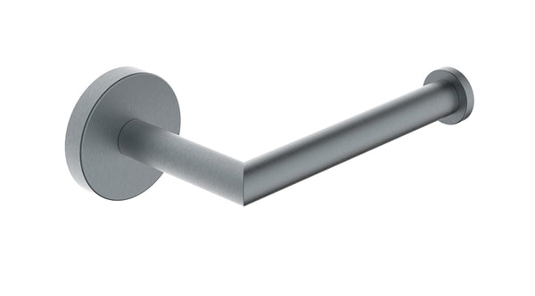 Alonzo toilet roll holder with fixed arm | Gunmetal PVD