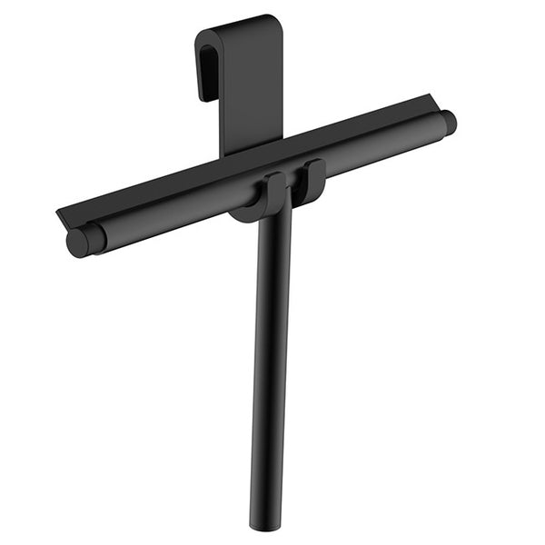Limpiacristales Alonzo con gancho flexible para vidrio | Negro mate