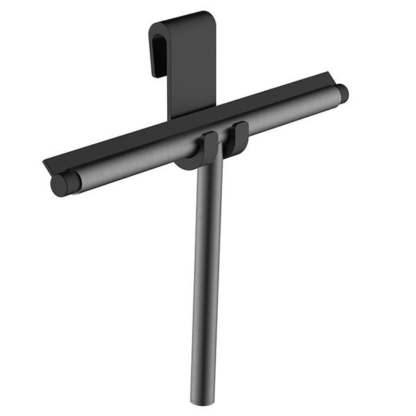 Alonzo limpiacristales con gancho flexible para cristales | Gunmetal PVD