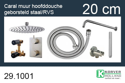 one-pack built-in thermostat set round type 202 GS (20 cm)