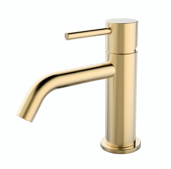 Style washbasin tap brushed brass PVD