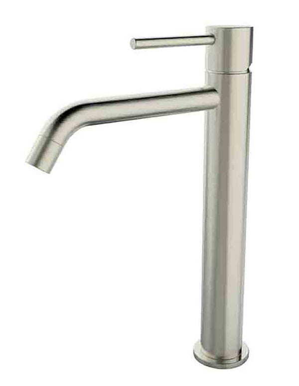 Style XL washbasin tap high brushed steel PVD
