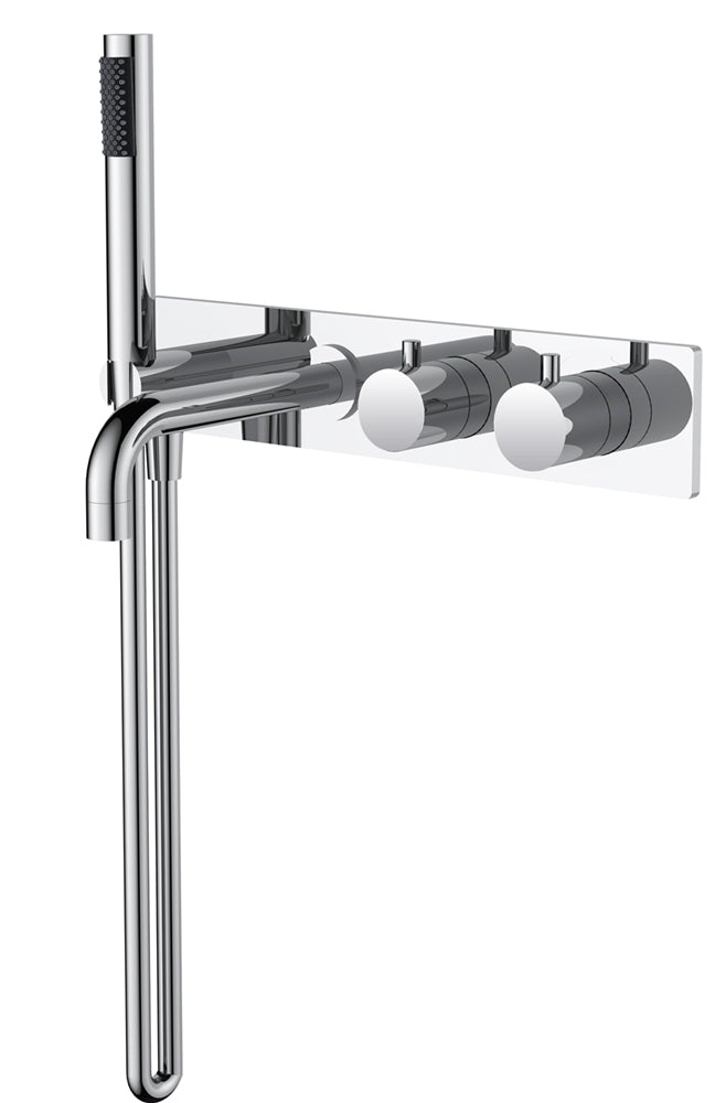 Style badthermostaat muur inbouw chroom - WDtegels