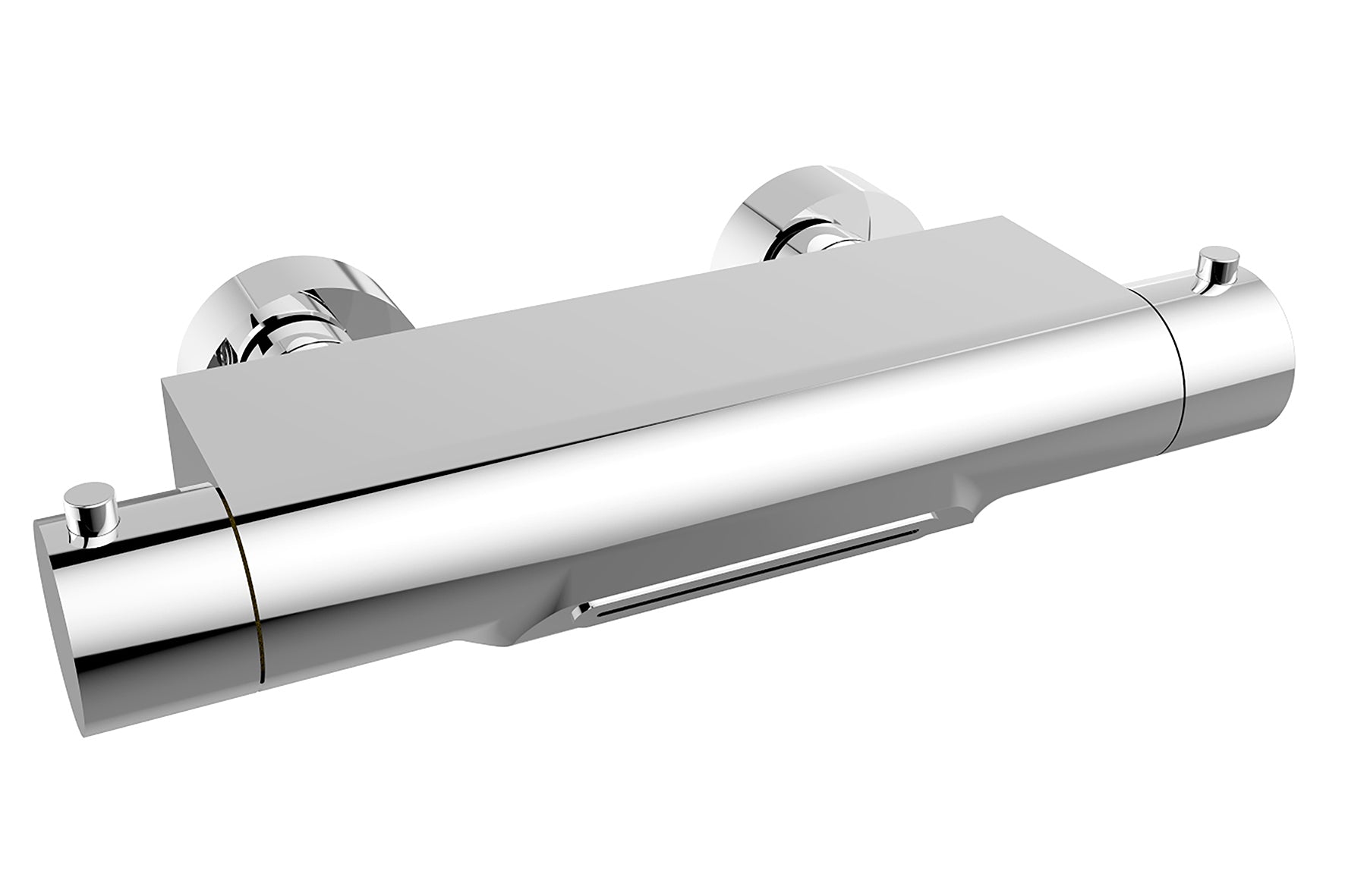 Style thermostatische badmengkraan waterval cooltouch chroom - WDtegels