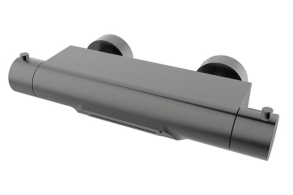 Mezclador termostático de baño estilo cascada Cooltouch Gunmetal PVD