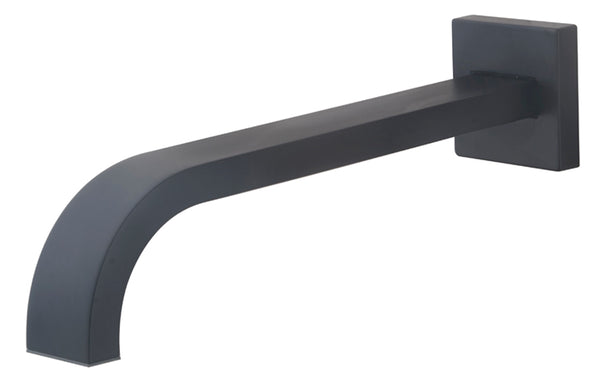 Rombo built-in spout 25 cm black