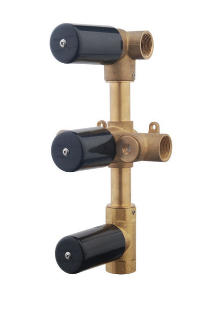 Bit inbouwdeel thermostaatkraan 3-weg