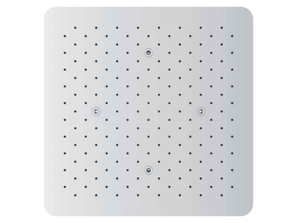 Rombo UFO inbouw hoofddouche plafond 50 x 50 cm chroom