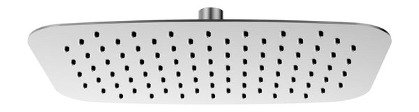 Wiesbaden UFO ovale hoofddouche 300x200x2 geborsteld staal