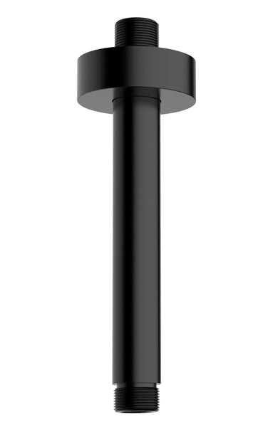 UniMatch shower arm with ceiling mount 30 cm matt black