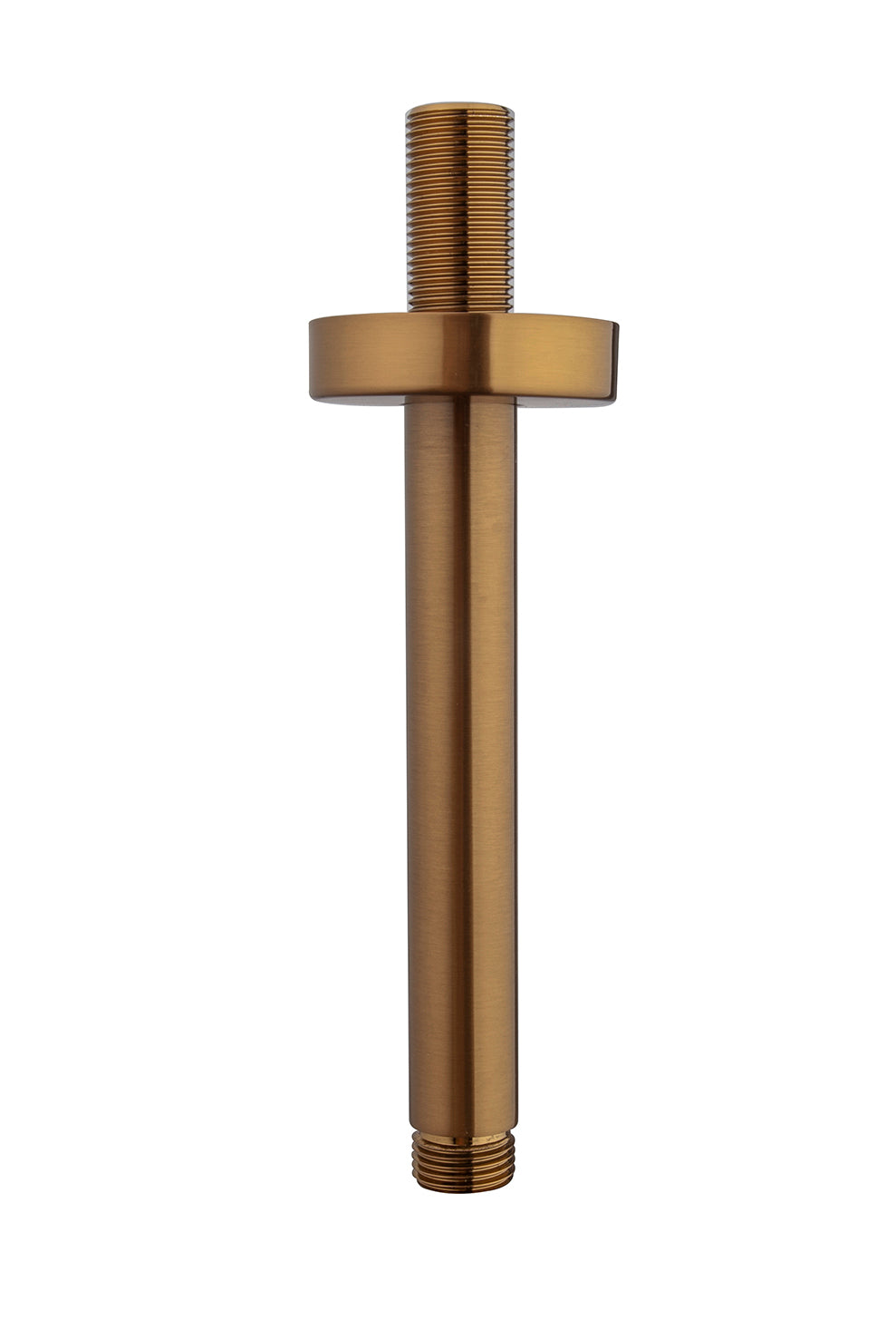 UniMatch douchearm met plafondbevestiging 15 cm geborsteld brons koper PVD - WDtegels