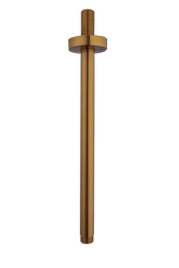 Brazo de ducha UniMatch con montaje en techo 30 cm bronce cepillado cobre PVD