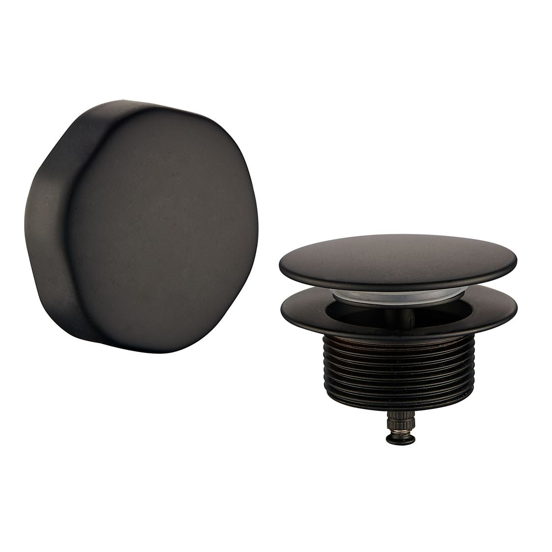 Caral badafvoer en overloopcombinatie afbouwset zwart