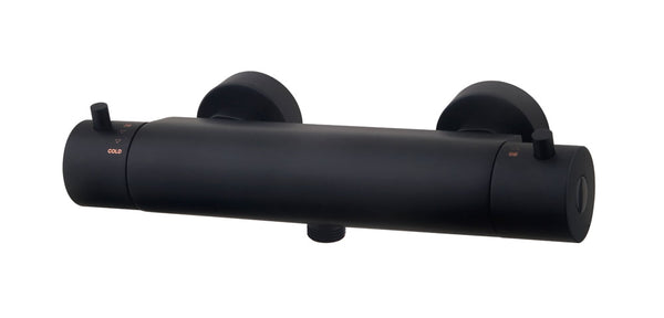 Wiesbaden Cool Touch douchethermostaat mat-zwart