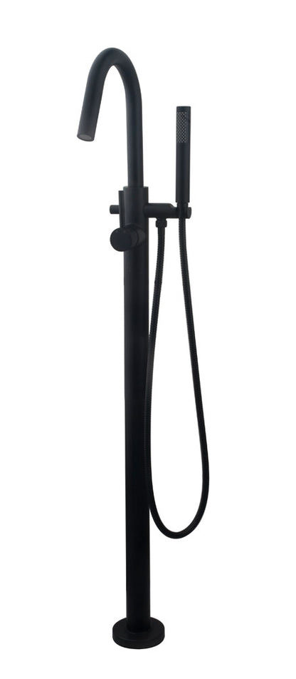 Caral vrijstaande badmengkraan zwart