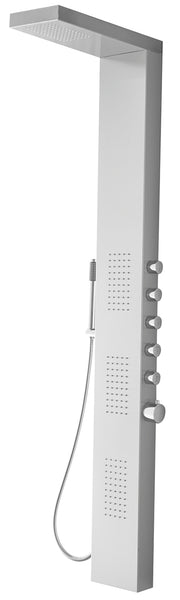 Ohio thermostatische douchekolom 158x20 cm RVS