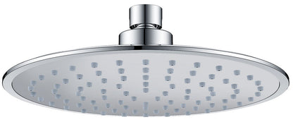 Hoofddouche rond 20 cm chroom/grijs