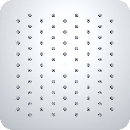 Ufo hoofddouche vierkant 20 cm chroom