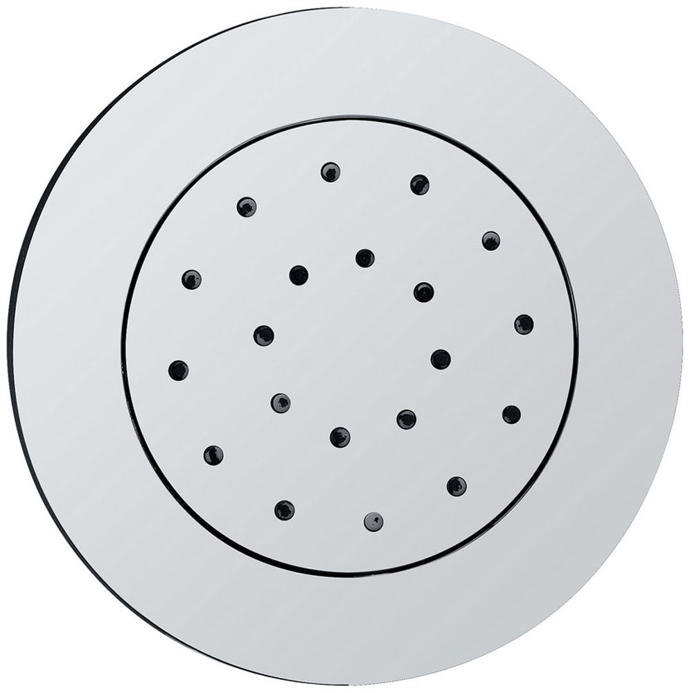 Zijdouche verstelbaar inbouw rond 13,5 cm chroom - WDtegels