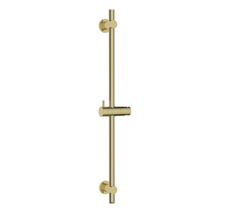 UniMatch glijstang met wateraansluiting 76,5 cm geborsteld messing PVD - WDtegels