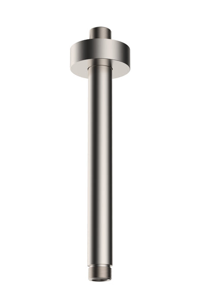 UniMatch shower arm with ceiling mount 20 cm brushed steel PVD