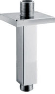 Wiesbaden luxe douche-arm vierkant plafondbev. 15cm chroom - WDtegels
