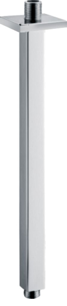 Wiesbaden luxe douche-arm vierkant plafondbev. 30cm chroom - WDtegels