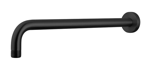 UniMatch douchearm met muurbevestiging | 45cm | Mat zwart