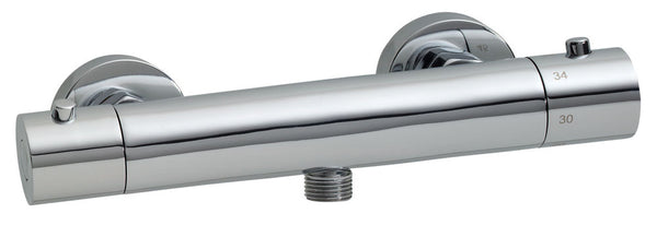 Wiesbaden Rio thermostatische douchemengkraan | 15cm | Chroom