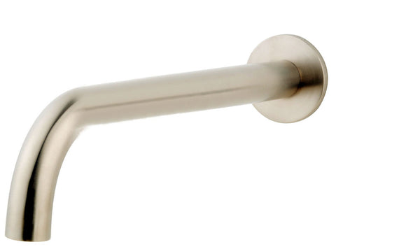 Wiesbaden inbouw-uitloop rond 30cm 1/2'' | Geborsteld staal
