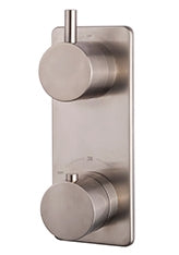 Caral inbouw douchemengkraan 2-weg compleet RVS (look)