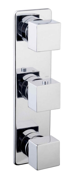 Rombo built-in thermostat 3-way chrome