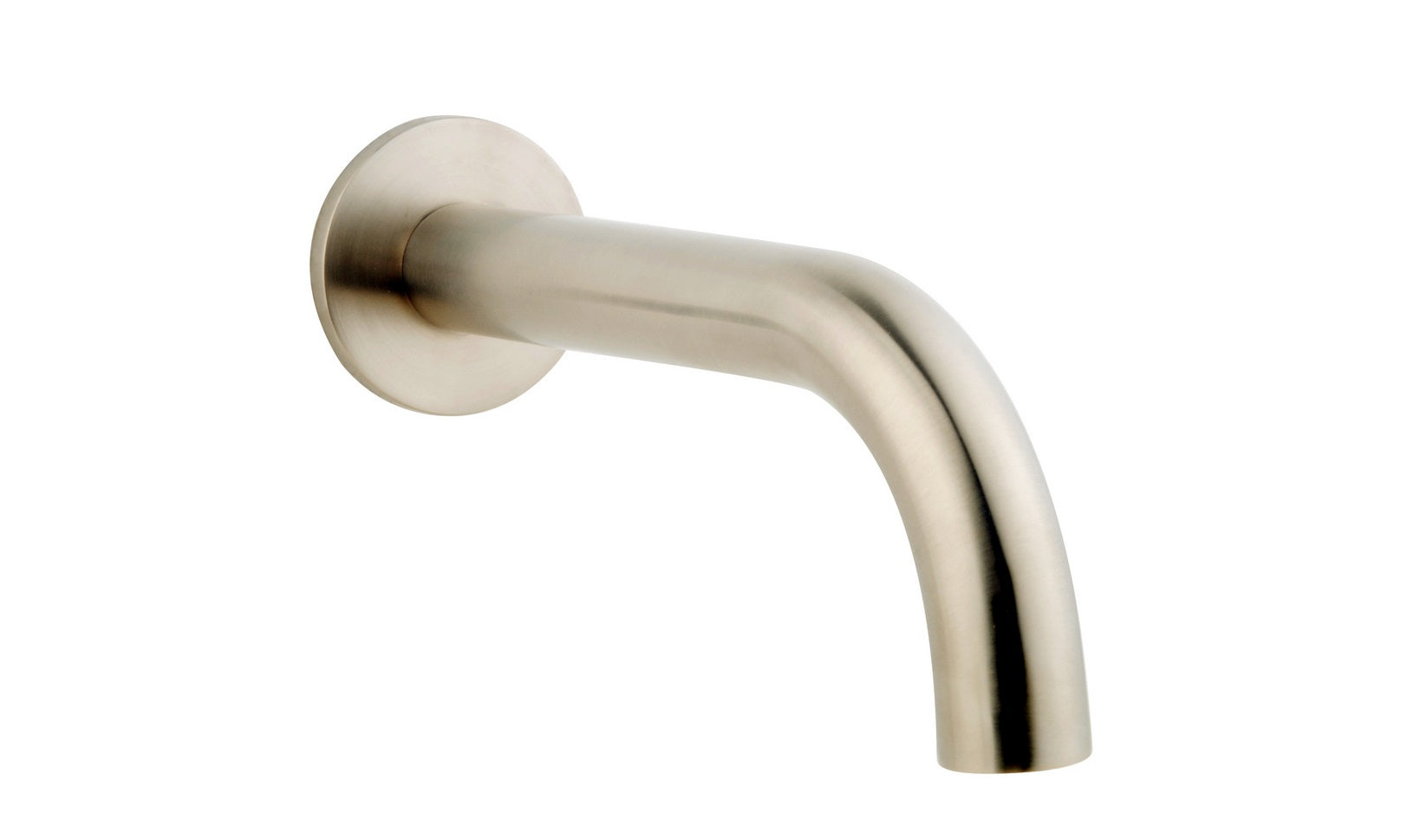 Wiesbaden inbouw-uitloop rond 20cm 1/2'' geborsteld staal - WDtegels