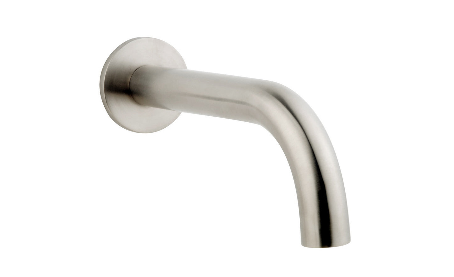 Caral baduitloop rond 20 cm 1/2'' geborsteld staal PVD - WDtegels