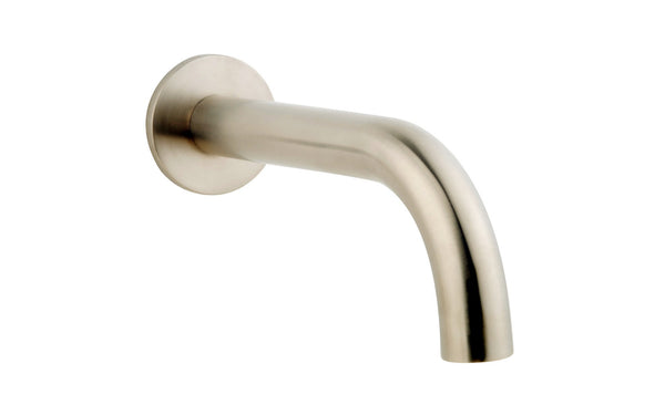 Wiesbaden built-in spout round 20cm 1/2'' brushed steel