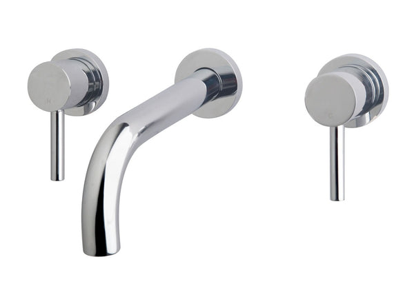 Wiesbaden Caral inbouw-wastafelmengkraan 2-knops | Chroom
